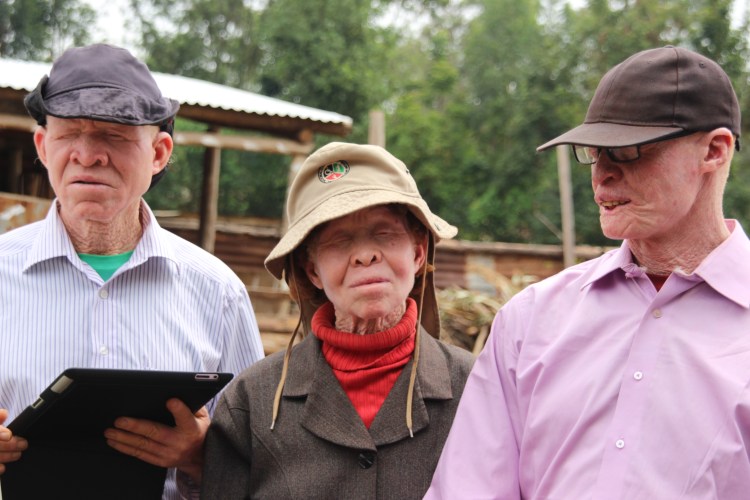 Our people with albinism train on animal health and care for elderly